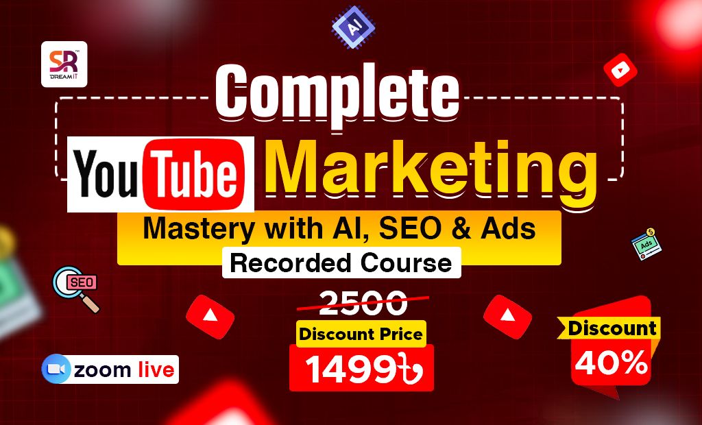 Complete YouTube Marketing Mastery with AI SEO and Ads Recorded Course